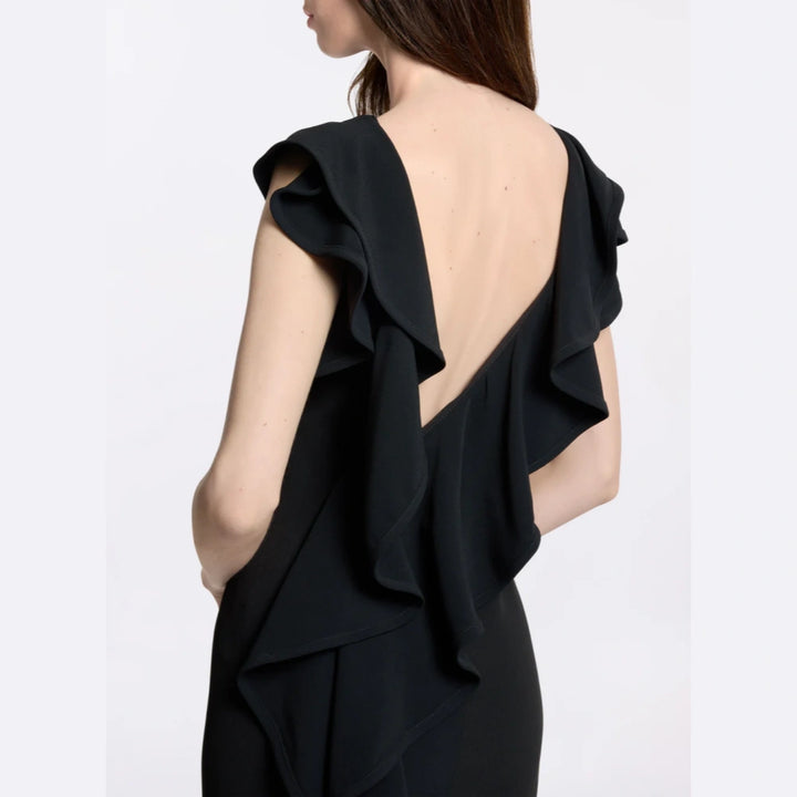 PRICA Backless Evening Dress Gown