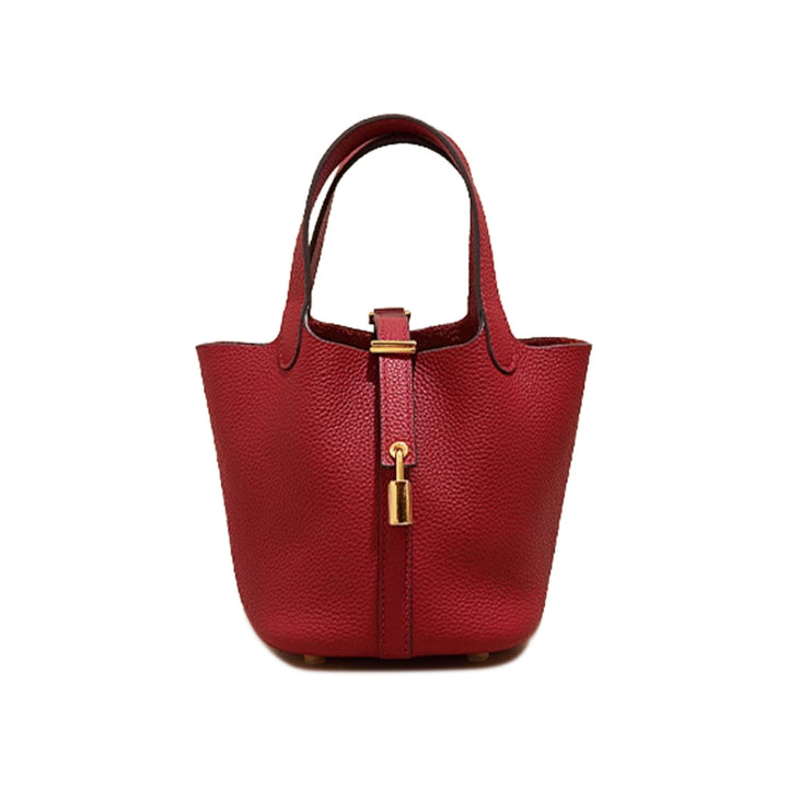 LCZIH Leather Bucket Bag - Mini