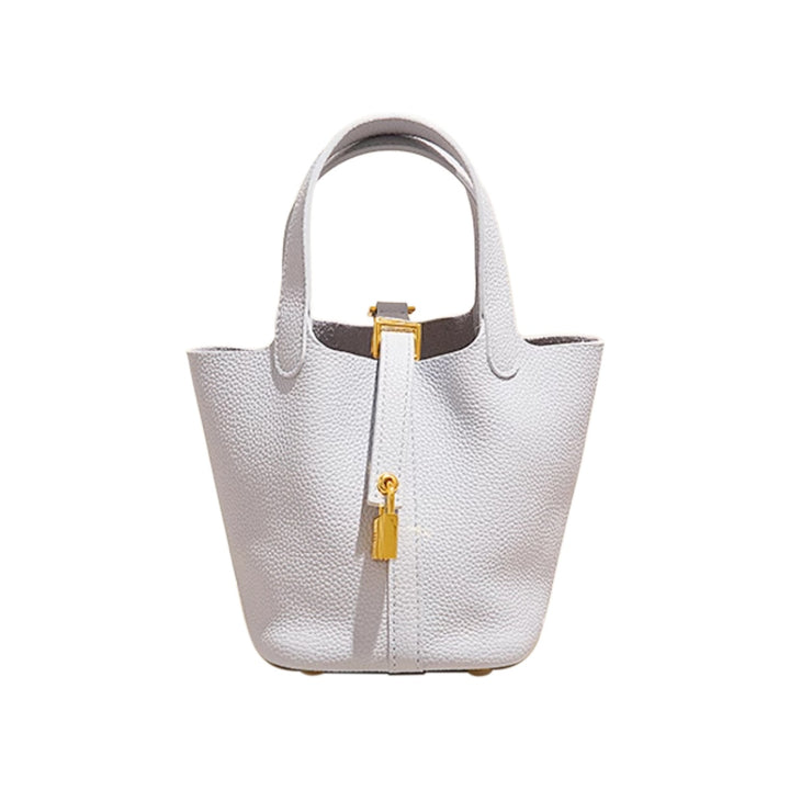 LCZIH Leather Bucket Bag - Mini