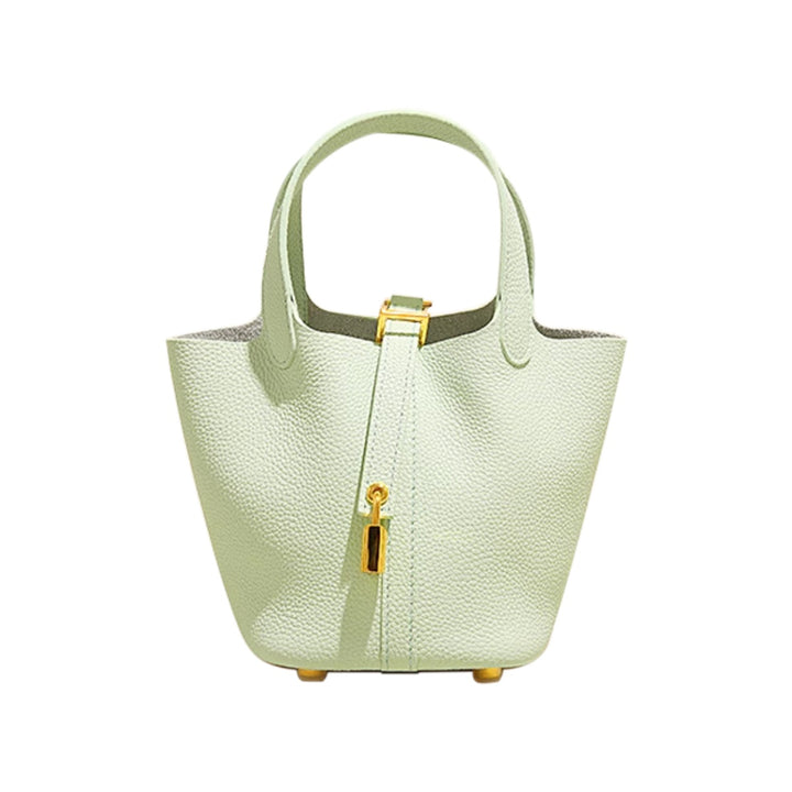LCZIH Leather Bucket Bag - Mini