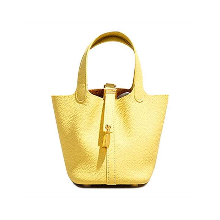 LCZIH Leather Bucket Bag - Mini