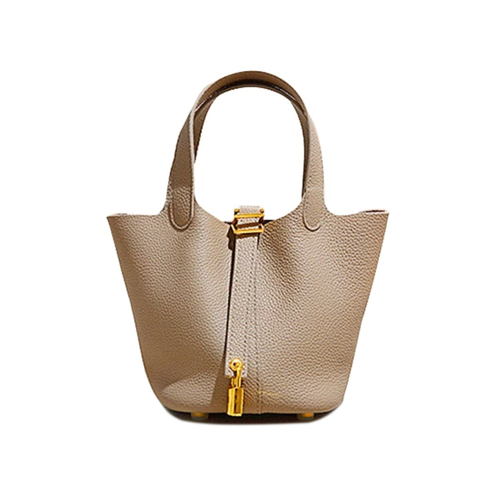 LCZIH Leather Bucket Bag - Mini