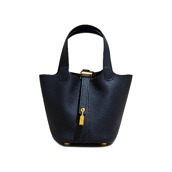 LCZIH Leather Bucket Bag - Mini