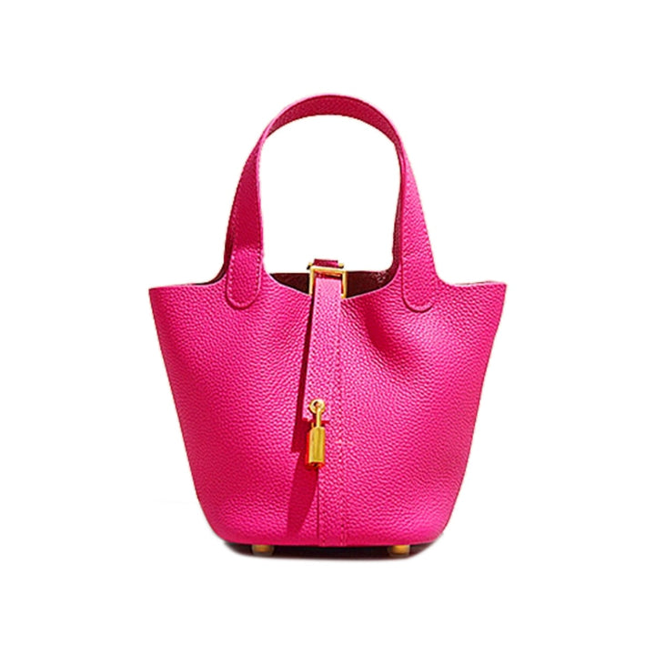 LCZIH Leather Bucket Bag - Mini