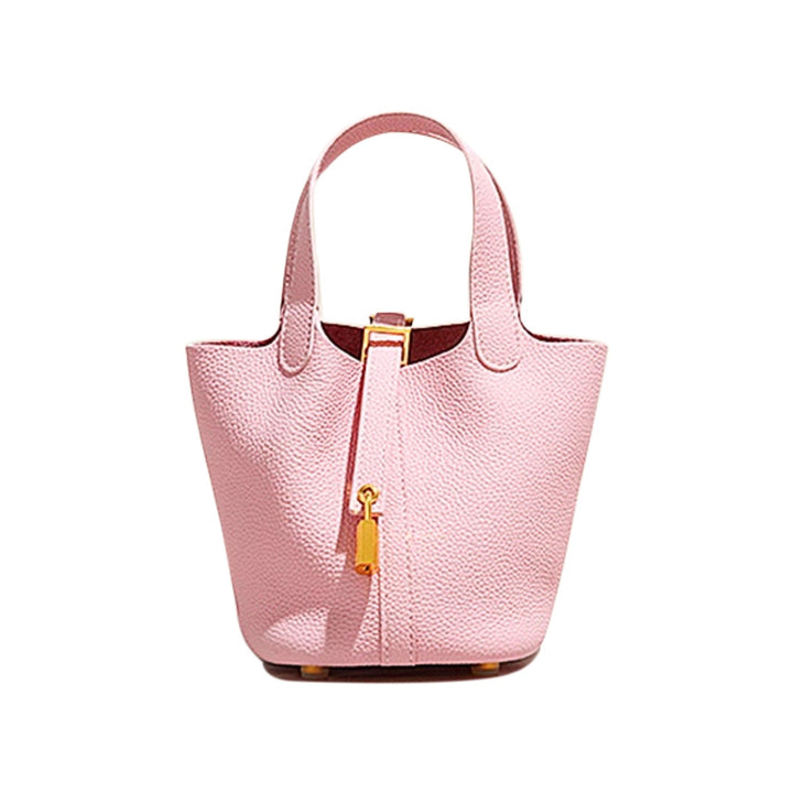 LCZIH Leather Bucket Bag - Mini