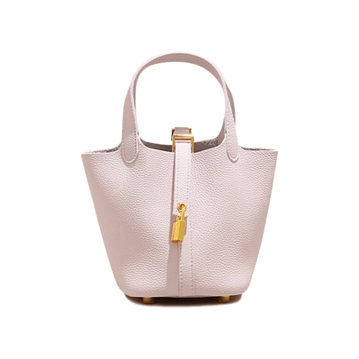 LCZIH Leather Bucket Bag - Mini