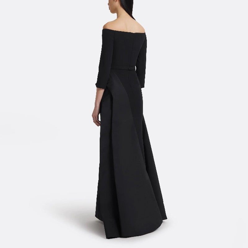 FERIC Off-Shoulder Evening Dress Gown