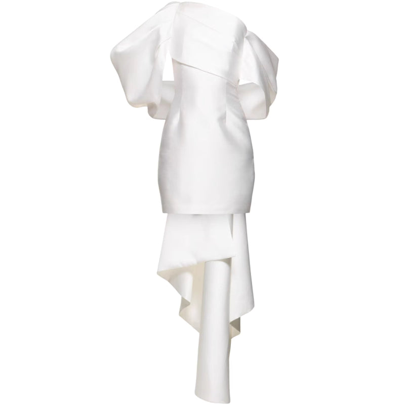 SIGEE One-Shoulder Evening Dress Gown