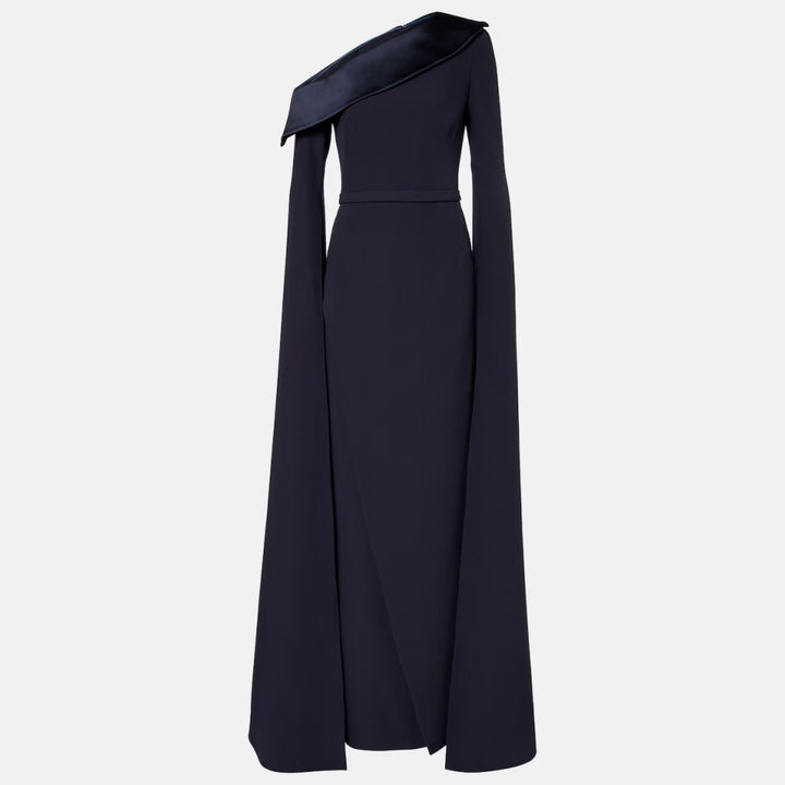 SUTUR One-Shoulder Evening Dress Gown