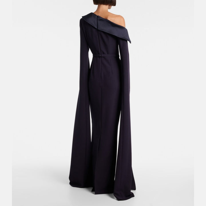 SUTUR One-Shoulder Evening Dress Gown
