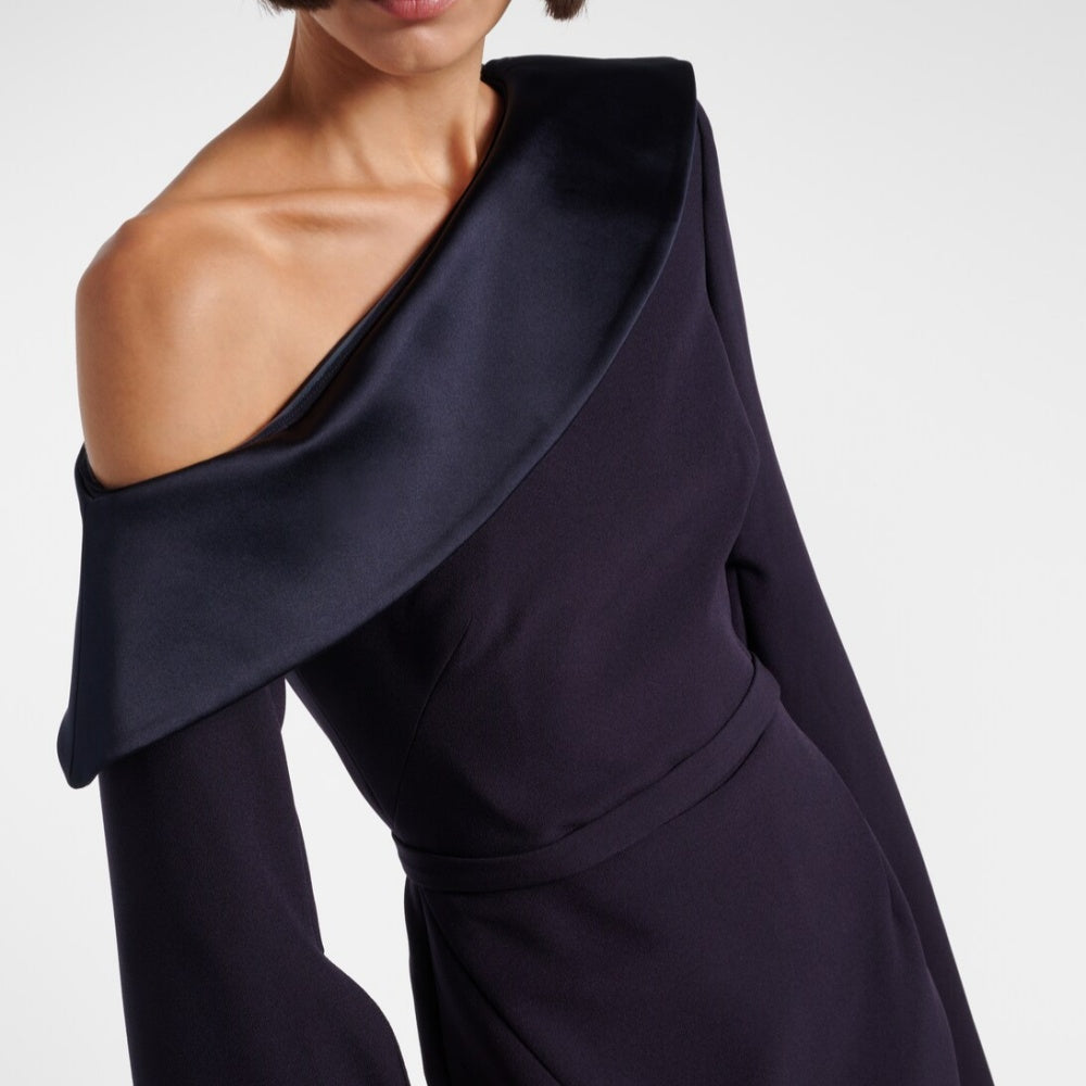 SUTUR One-Shoulder Evening Dress Gown