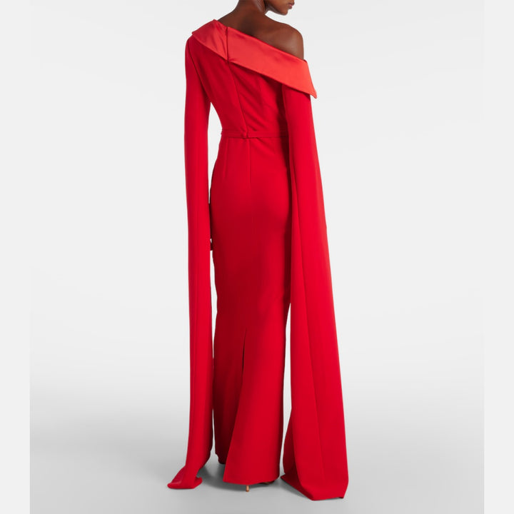 SUTUR One-Shoulder Evening Dress Gown