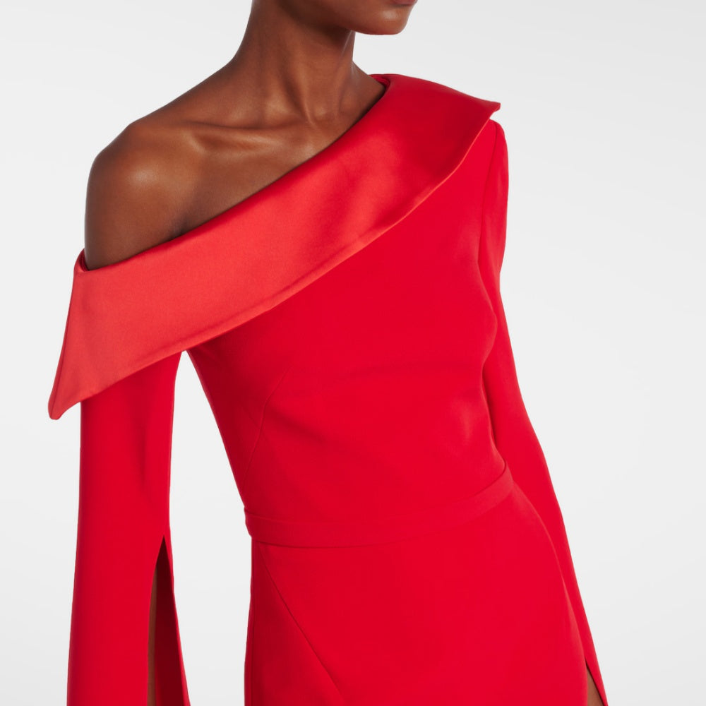 SUTUR One-Shoulder Evening Dress Gown