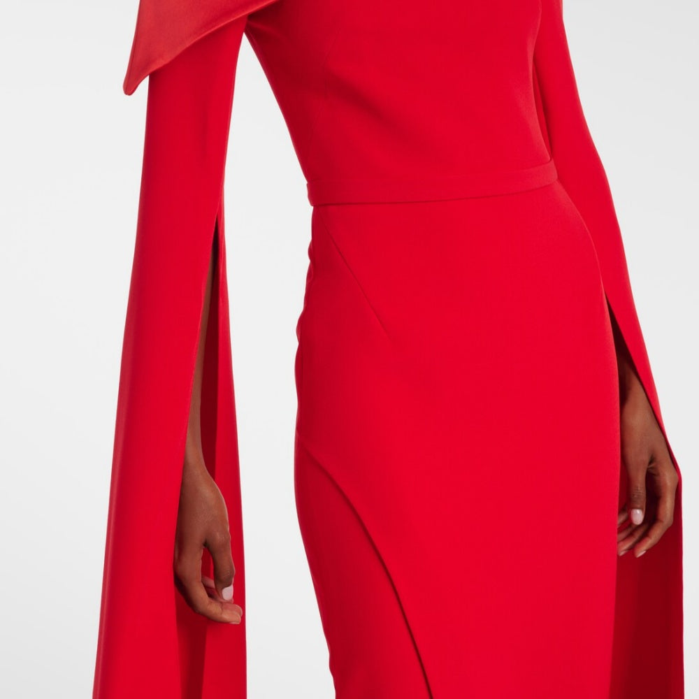 SUTUR One-Shoulder Evening Dress Gown