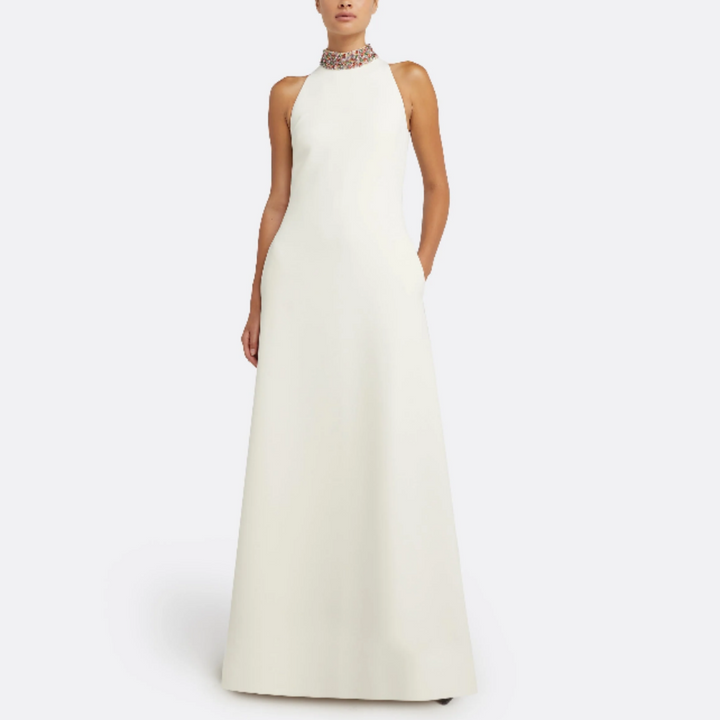 LOARU Sleeveless Evening Dress Gown