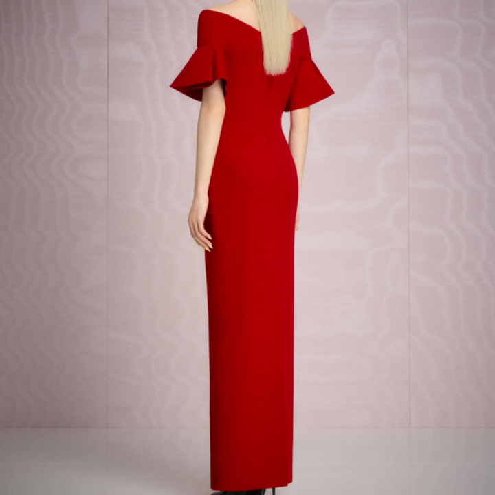 HEMAI Off-Shoulder Evening Dress Gown