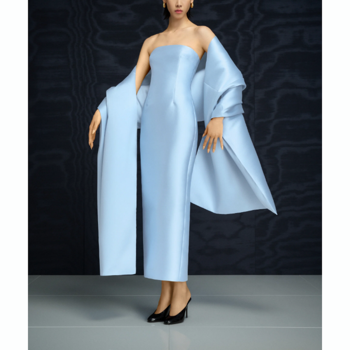 POERI Tube Evening Dress Gown