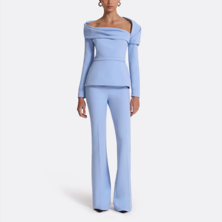 ZACRI One-Shoulder Evening Suit