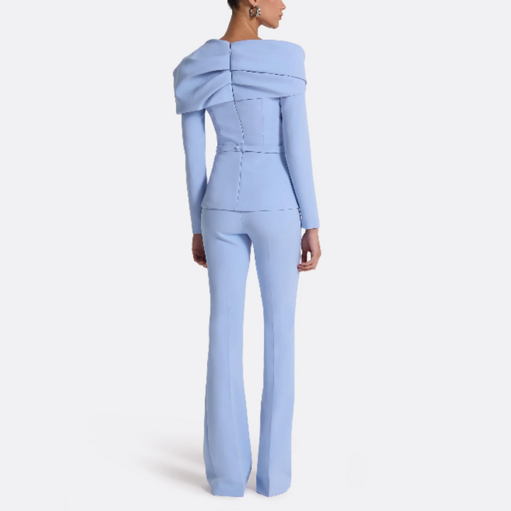 ZACRI One-Shoulder Evening Suit