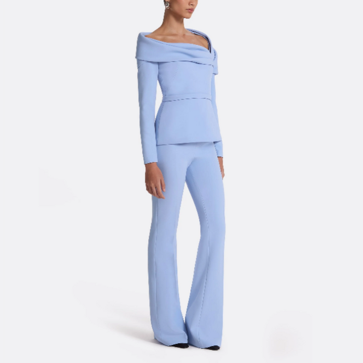 ZACRI One-Shoulder Evening Suit