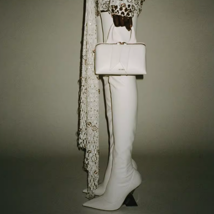 TEBIA Sculptured Heel Over The Knee Boots