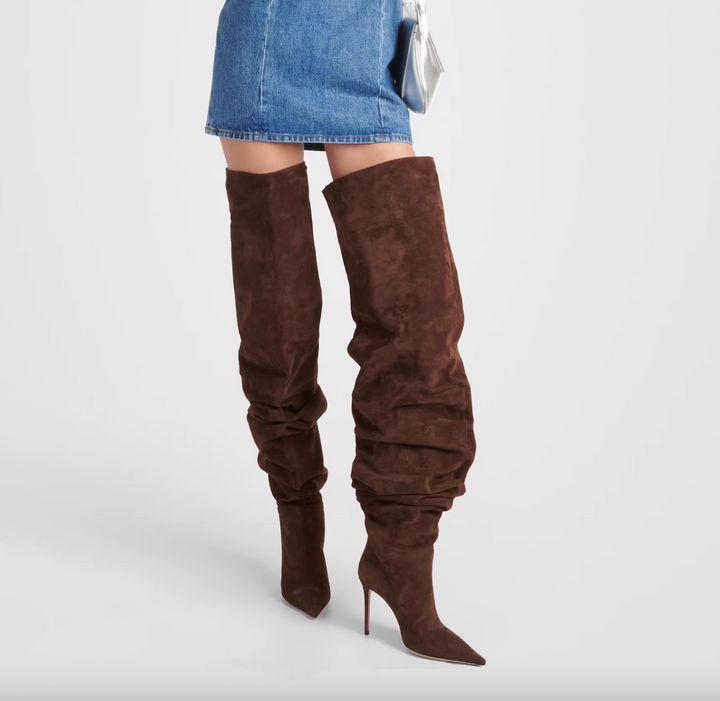 VTORAN Stiletto High Heel Over The Knee Boots