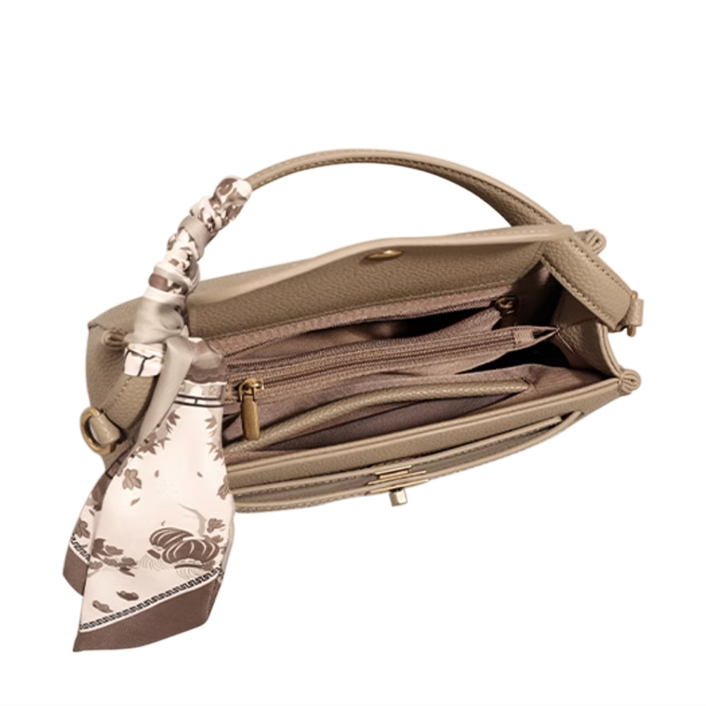 SJXPB Metal Lock Tote Bag