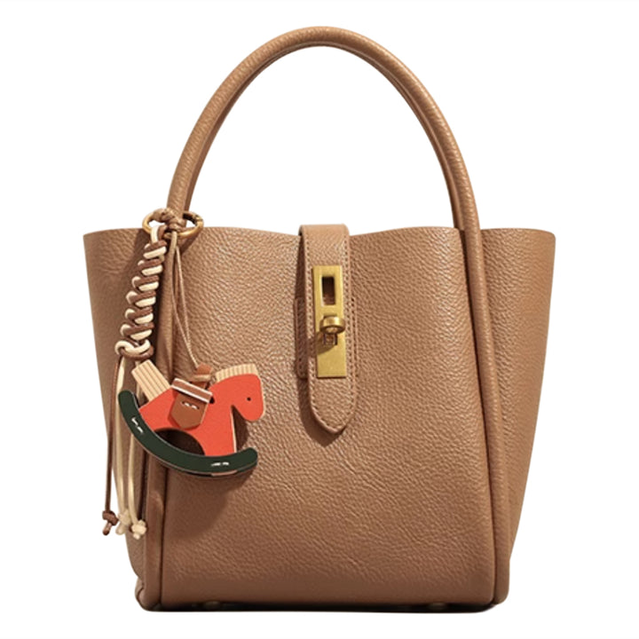 GJDKB Leather Bucket Bag