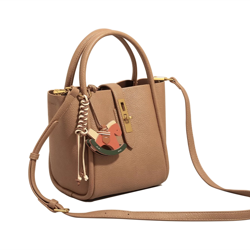 GJDKB Leather Bucket Bag
