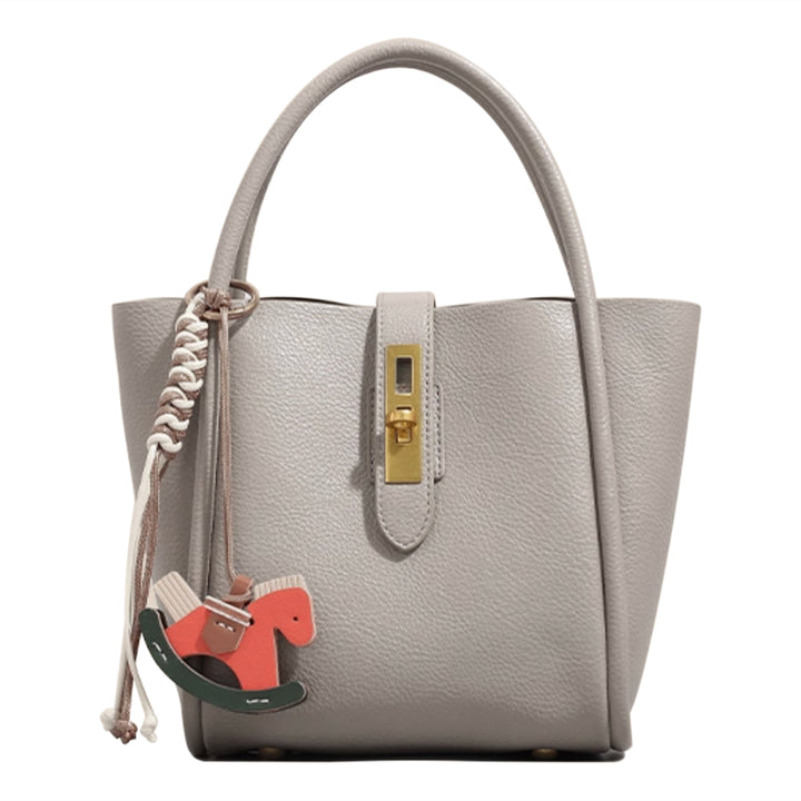 GJDKB Leather Bucket Bag