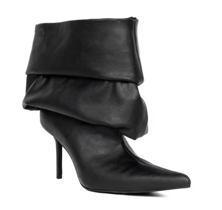 SFYUP Leather Ankle Boots