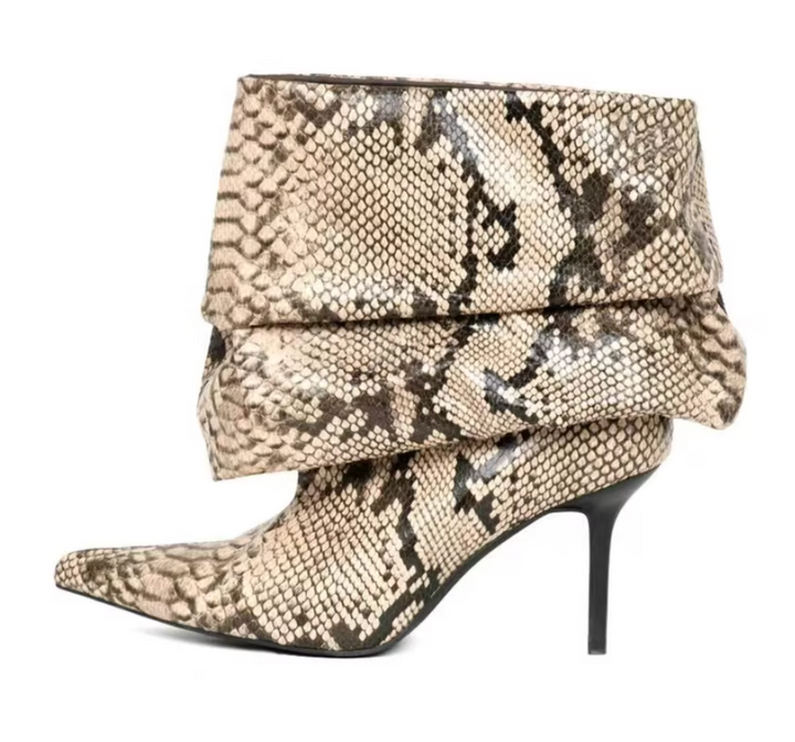SFYUP Printed Ankle Boots