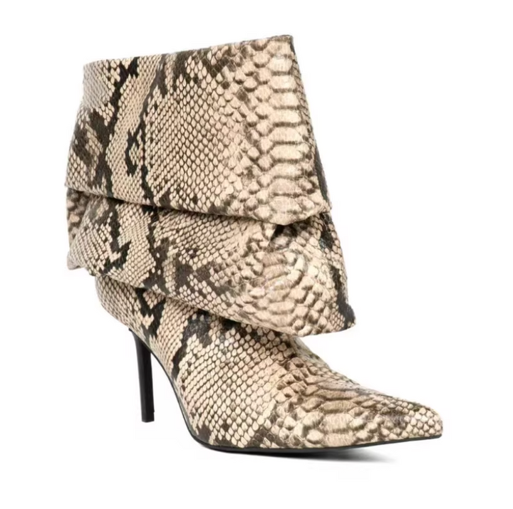 SFYUP Printed Ankle Boots