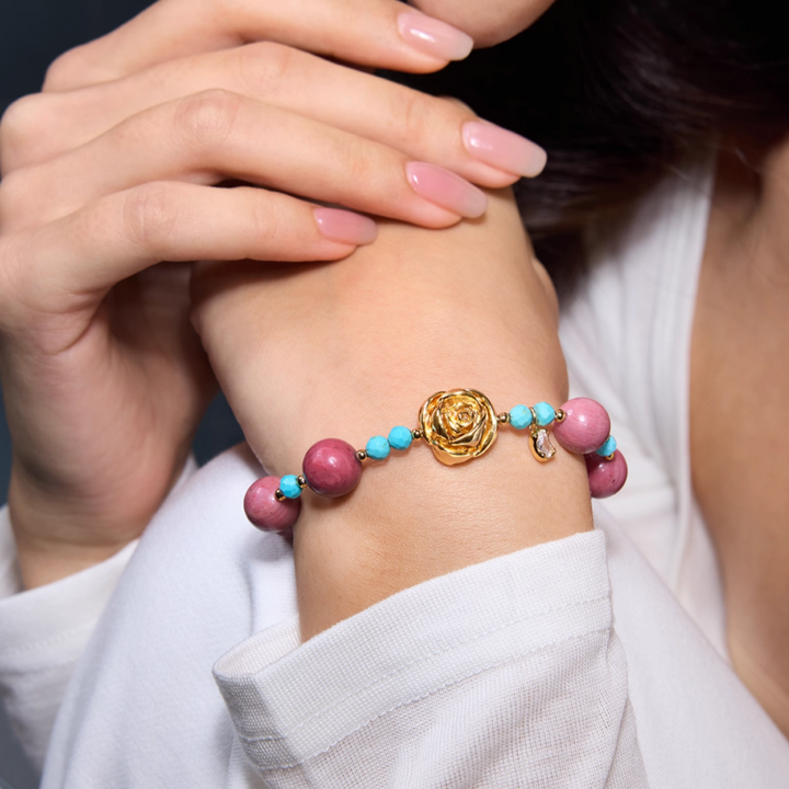 MGHSL Rose Beaded Bracelet