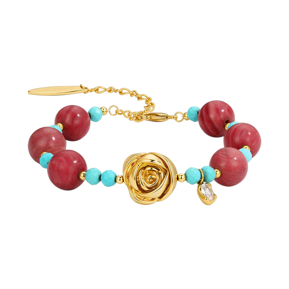 MGHSL Rose Beaded Bracelet