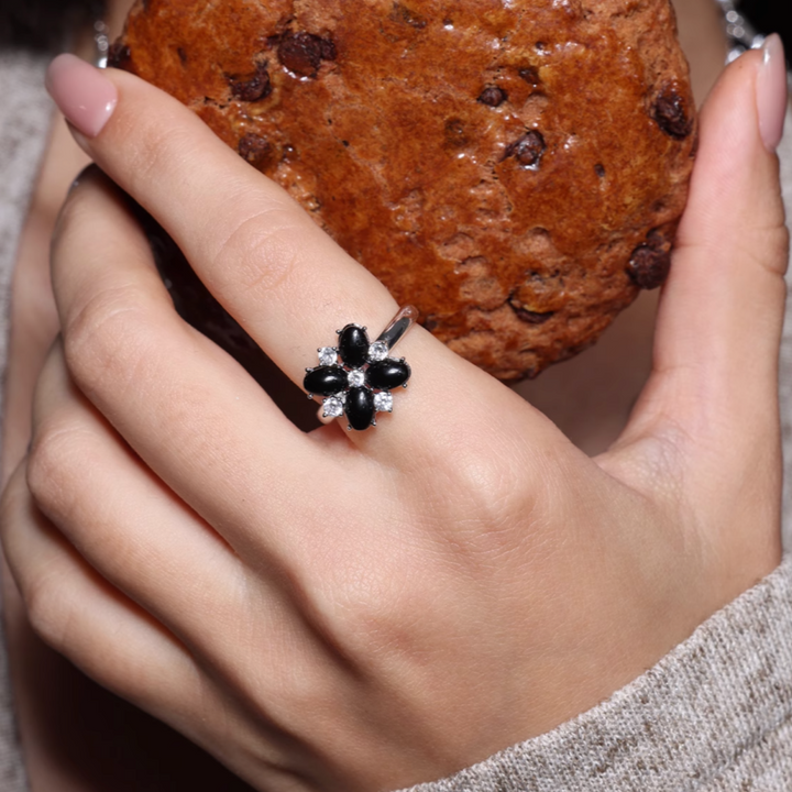 HBSGS Zircon Floral Ring