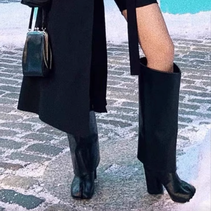 MTFZD Leather Knee High Boots