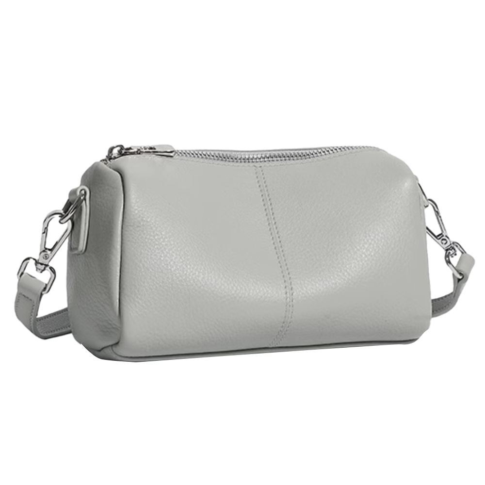 HUEBI Leather Cross Body Bag