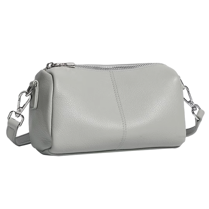 HUEBI Leather Cross Body Bag