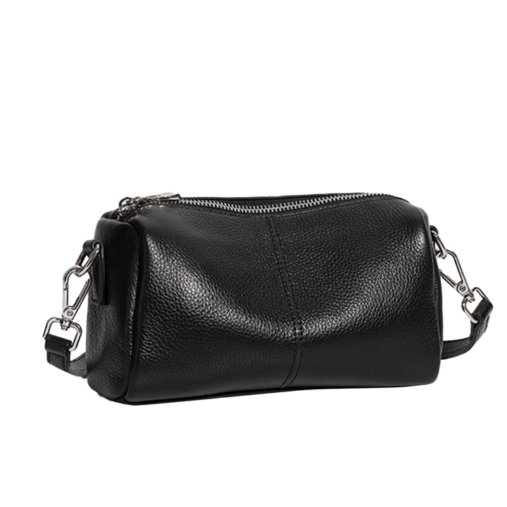 HUEBI Leather Cross Body Bag