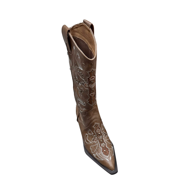 SZJMD Embroidery Western Cowboy Knee High Boots