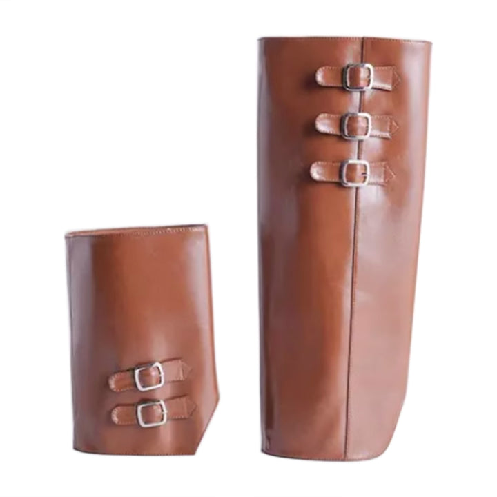 YXSCQ Wedged Leather Boots