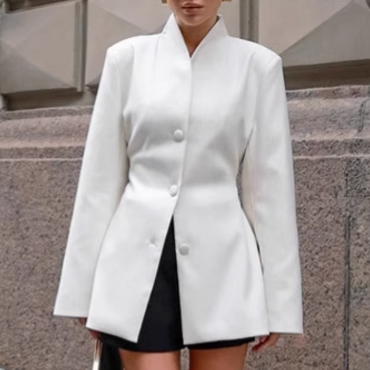 PUMEO Fitted-Waist Blazer