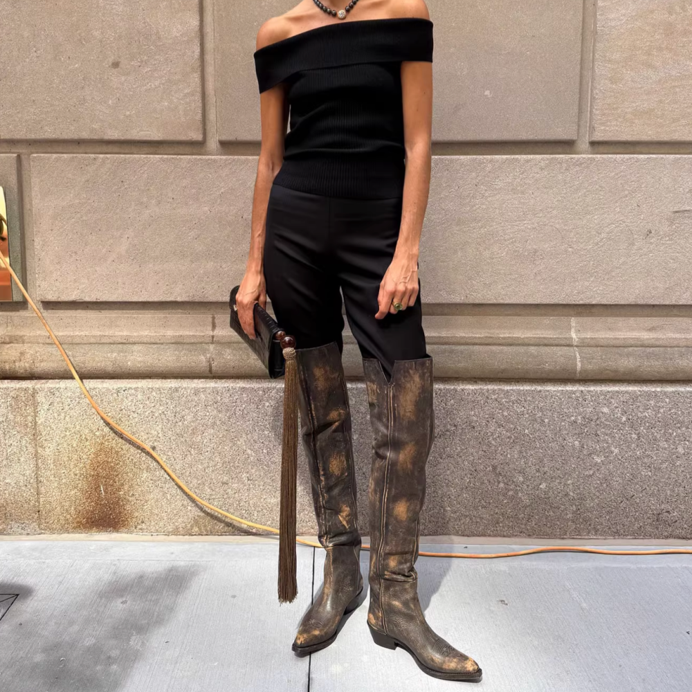 XIUHA Western Cowboy Over The Knee High Boots