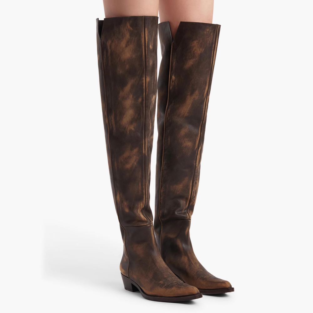 XIUHA Western Cowboy Over The Knee High Boots