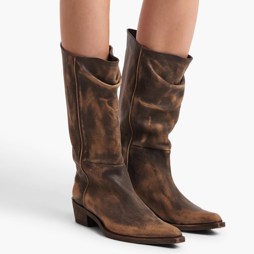 CASEM Leather Ankle Boots