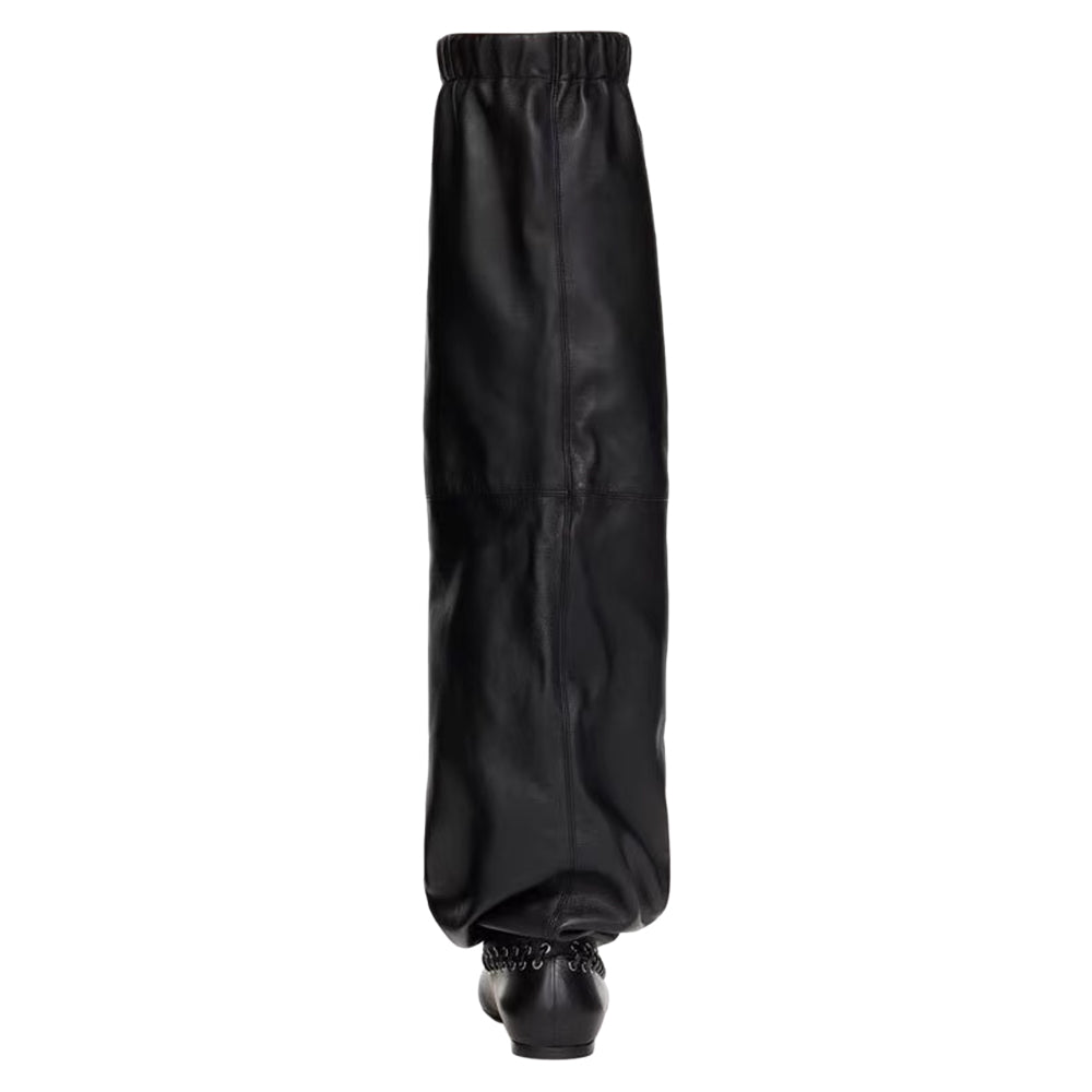 MODIG Leather Flat Over The Knee High Boots