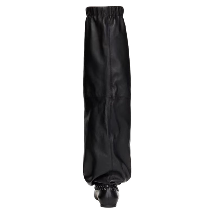 MODIG Leather Flat Over The Knee High Boots