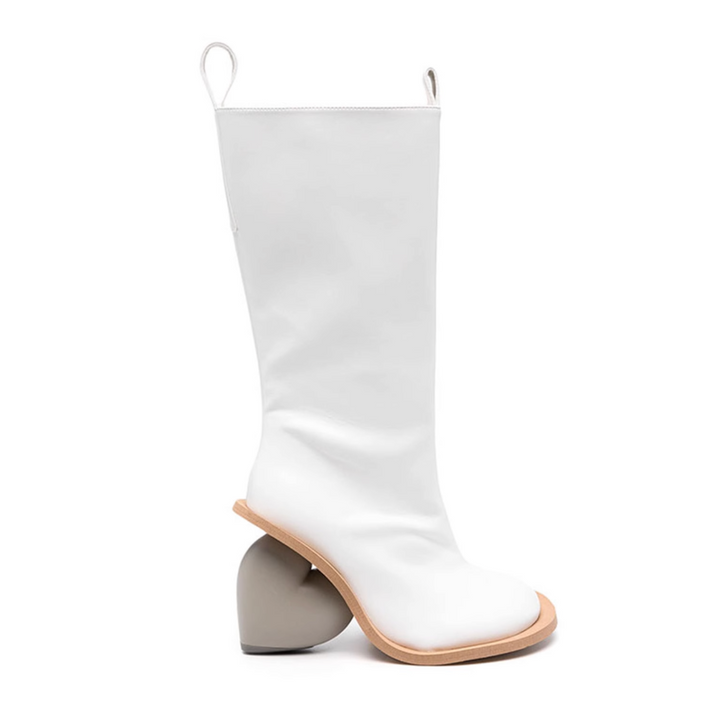 METIO Heart Heel Knee High Boots