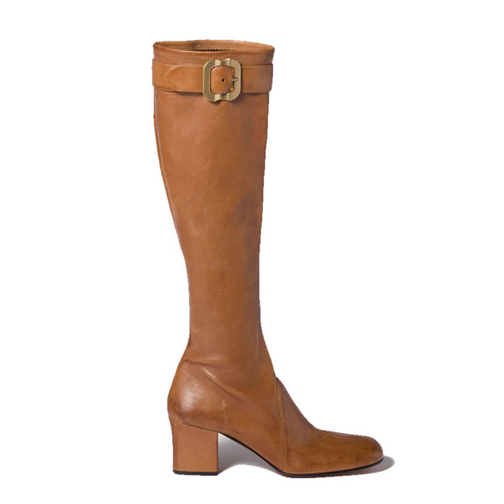 FANTC Buckled Knee High Boots